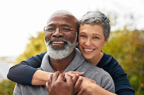 Senior couple enjoying quality time