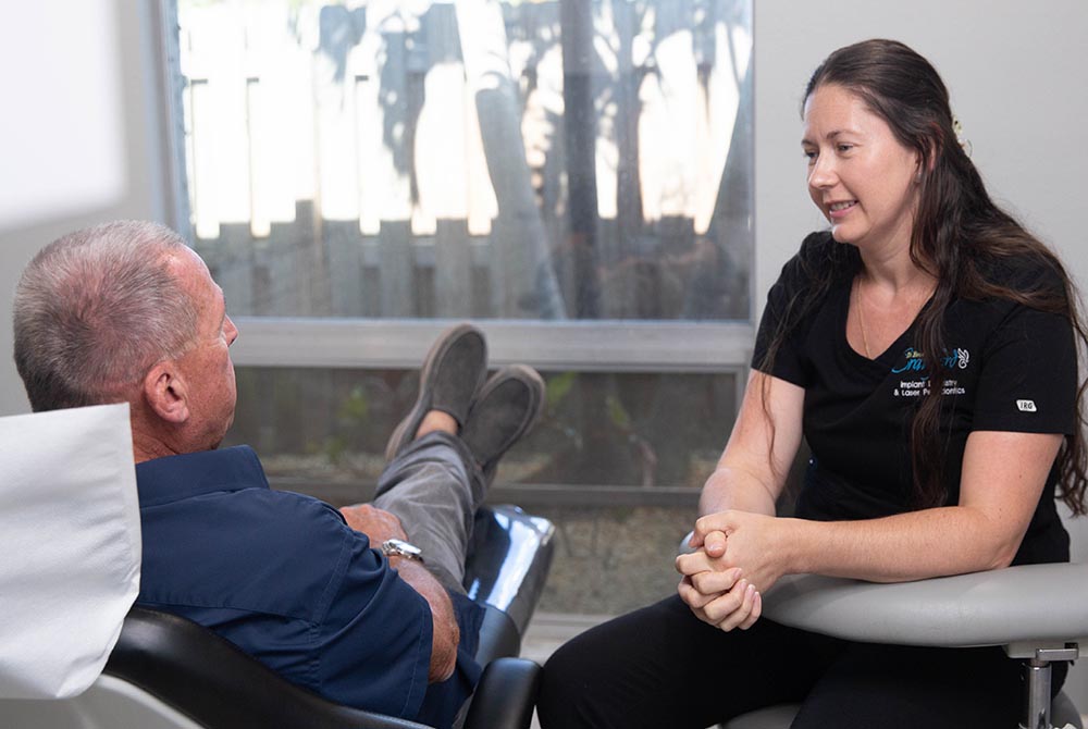 Dental implant consultation